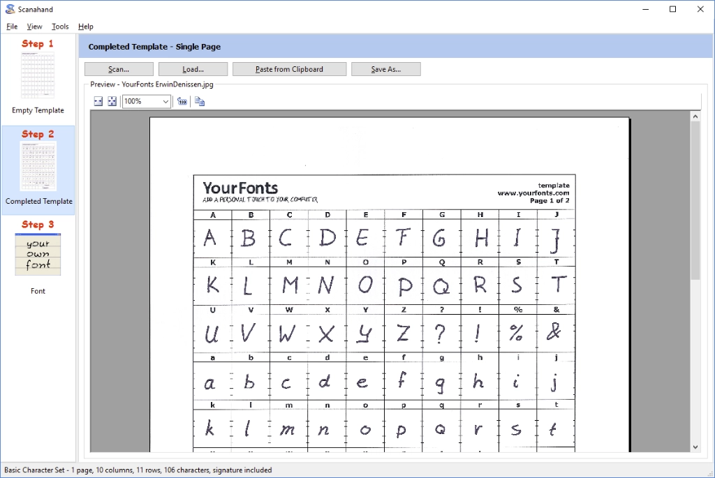 Scanahand for Windows – Easily Create Handwriting Signature Fonts (2)